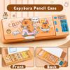 Plastic Pencil Case With Calculator/Pencil Sharpener Stationery Storage Box Pen Box Students Gift