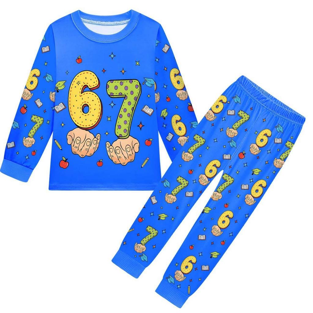 Fashion Children's Two Piece Set For Boys And Girls (Pants+Top)