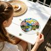 Akrilik Yapboz Güneşlik Pencere Askısı Süsleme Vitray Tarzı Kendin Yap Yapboz Puzzle Kiti Ev Bahçe Dekorasyonu İçin