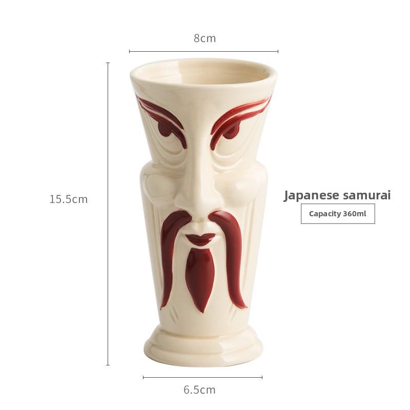 Bar Parrot Cup Tiki Cup Creative Ceramic Mug Foundation Cup Vintage Glass Tiki Personalized Hawaiian Cocktail