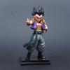 LK Studio Dragon BallZ 2% Gotenks Wukong SSj3 8.66Inch/22cm Can be Move Three heads replaceable PVC Battle Figure hot toys Durable Gift
