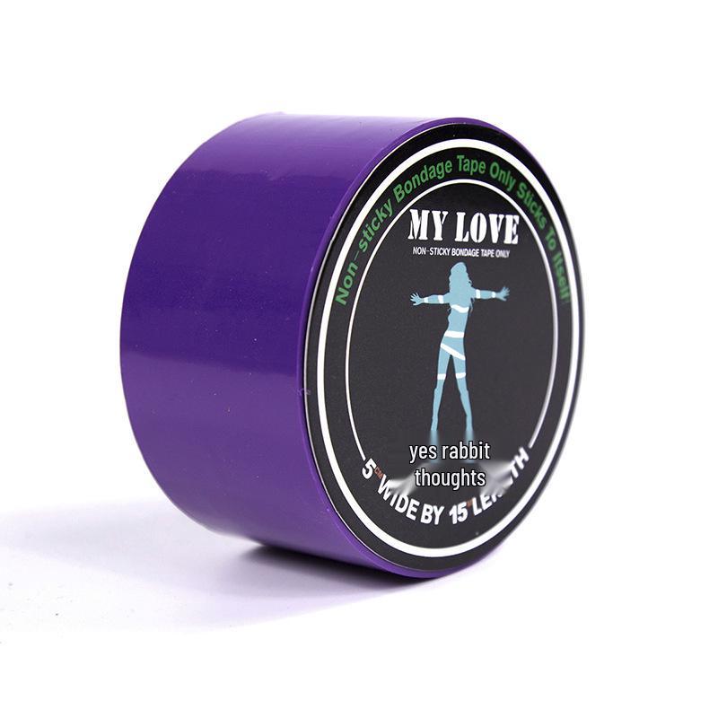 Adult SM Bondage Restraint Tape for Men & Women - Blindfold & Bind Hands, Feet for Erotic Play