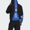 adidas Men's Originals TGP Windbreaker Moto Cross-country Jacket Black Blue HA4741