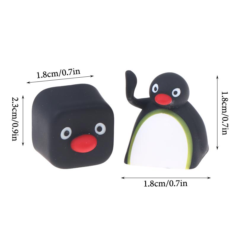 Kawaii Penguin Personality Keycap Single Cute Resin Creative Mechanical Keyboard Cap Replacement Attachment Gifts
