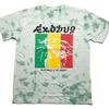 Koszulka unisex Boba Marleya: Kolory Rasta (Kolekcja prania) (X-Large)