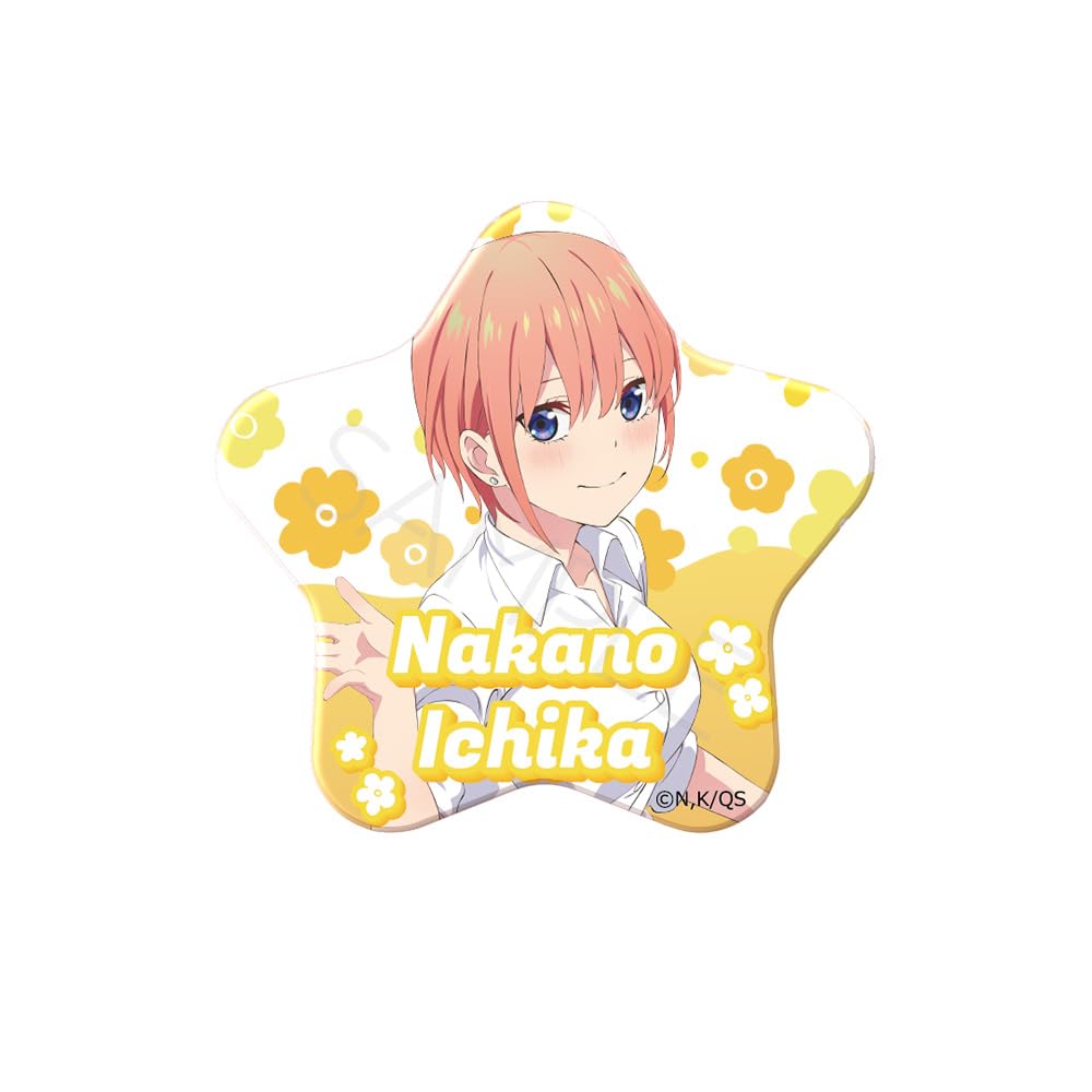 

Quintessential 5 tin badge YA “The Quintuplets” [Ichika] Vol. Star-shaped