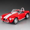 1/22 Ford Shelby Cobra 427 S/C 1965 Modello in Lega Macchinina Giocattolo Diecasts Fusione in Metallo Macchinina con Suono e Luce Giocattoli per Bambini Veicolo
