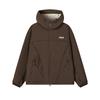 Original Fashion Retro Classic Simple Casual Versatile Comfortable Loose Woven Hooded Cotton Jacket Men Jackets Dark-Brown F11M619903FBN