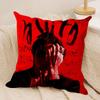 DDPR Ian Saint Cushion Cover Silky Short Plush DoubleSided Printed Pillow Case for Sofa All Seasons Home Decor Gift