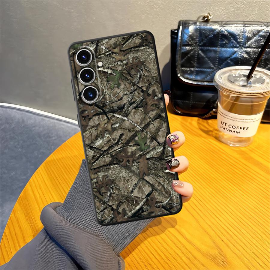 Camouflage Pattern Soft Back Phone Cover Case for Samsung Galaxy A24 A31 A16 A21s A22 A23 A33 A34 A14 A15 A35 A41 A51 A52 A54