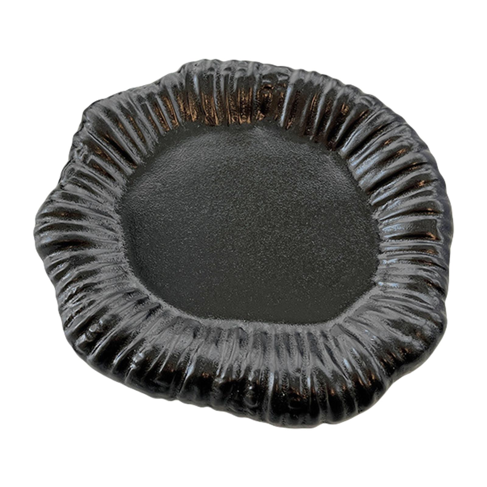 

Modern Ceramic Jewelry Display Tray Asymmetric Design for Organizing Earrings Rings Necklaces Dressing Table Decorating чёрный