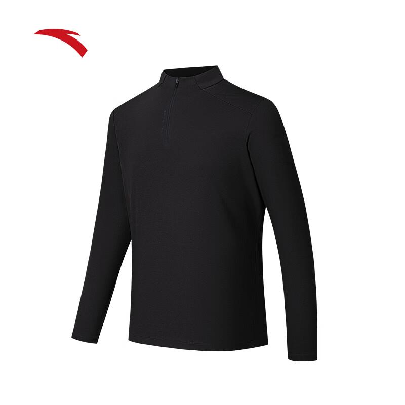 Anta Men's Zero Pressure Half-Zip Long-Sleeve T-Shirt