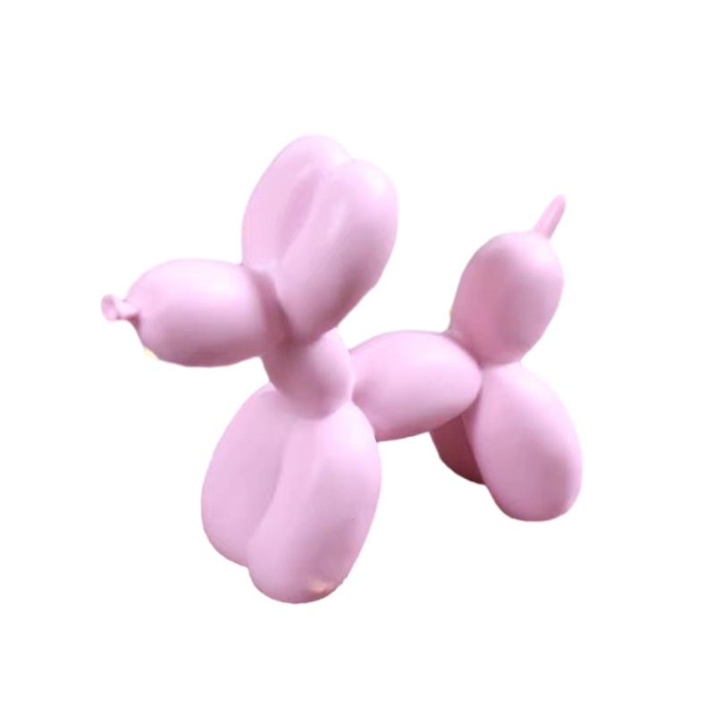 

Adorable Balloon Dog Cake Toppers For Cake Decoration Resin Material Colorful Balloon Dogs Perfect For Birthday Parties Characters) розовый