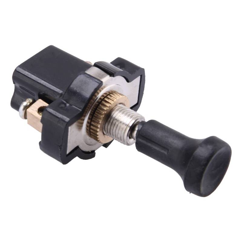 8mm Thread Mount Electrical Vehicle Auto Car On-Off Push-Pull Switch Universal 12V