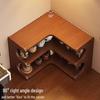 Xiyin Multi-layer Desktop Corner Storage Rack with Cup Holder