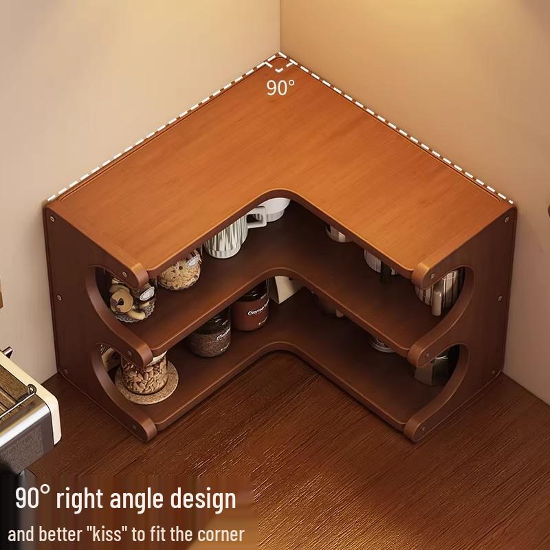 Xiyin Multi-layer Desktop Corner Storage Rack with Cup Holder