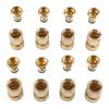 Brass Connector Set As Picture Brass Quick Connect Outdoor Use Solid Brass Construction Versatile Applications