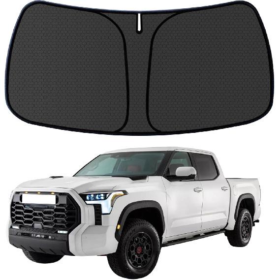 Ized Windshield Sun Shade for Toyota RAV4 -2024 2025 RAV-4 LE XLE Premium Blocks UV Rays Accessories,1:1 Tailored Foldable Thickened Front Window