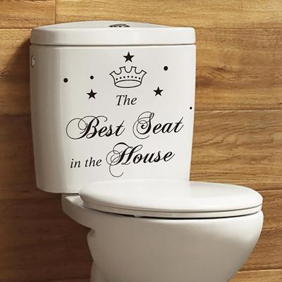 Adesivo Decalcomania Decorazione Miglior Sedile Bagno WC Rimovibile Impermeabile