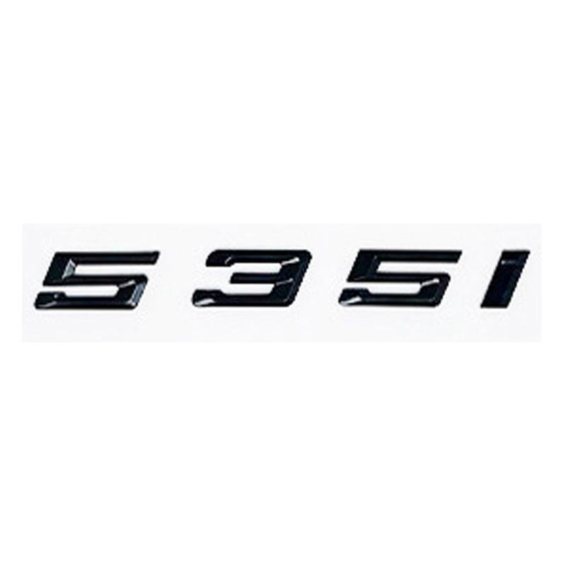 Car 3D ABS Trunk Letters Logo Badge Emblem Decal Sticker For BMW 5 series 520i 525i 528i 530i 535i 540i E39 E60 E61 F10 F11 G30