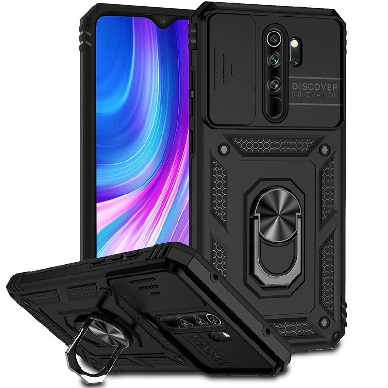 Shockproof Armor Case For Xiaomi Redmi Note8 Pro Car Holder Phone Cover For Redmi Note 8 Pro 8Pro Camera Lens Protection Fundas