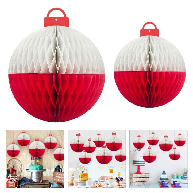 10Pcs Eye Catching Honeycomb Balls Table Centerpieces and Hanging Decorations for Fishing Themed Parties Supplies
