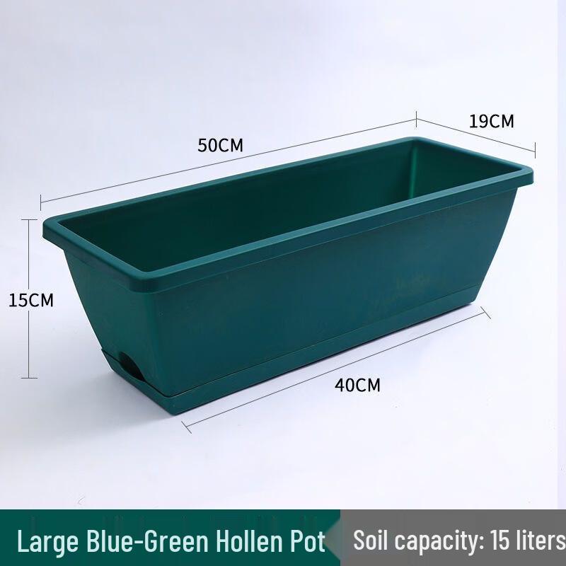 Shangqi Thickened Rectangular Garden Planter with Tray