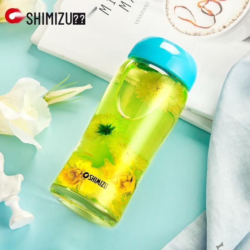 SHIMIZU Single-Layer Curved Glass Water Bottle