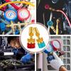 R1234yf Adapter Kit, R1234yf To R134a Conversion Quick Couplers, Blue and Red High Low Side Connector Conversion for Car Air Conditioning System