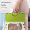 Thickened Bathroom Chair Plastic Step Stool New Folding Small Stool  Household