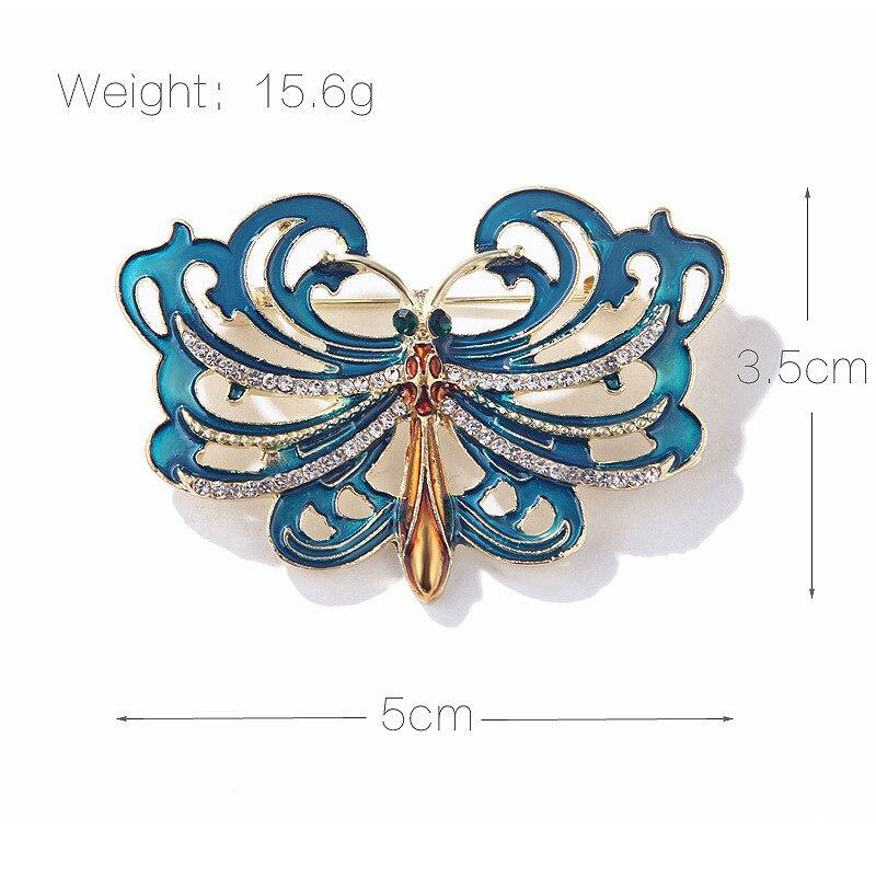 Kreative Niedliche Legierung Tropföl Tier Pflanze Perlen Brosche Persönlichkeit Blendfreier Schnallen Schmuck Brosche für Damen