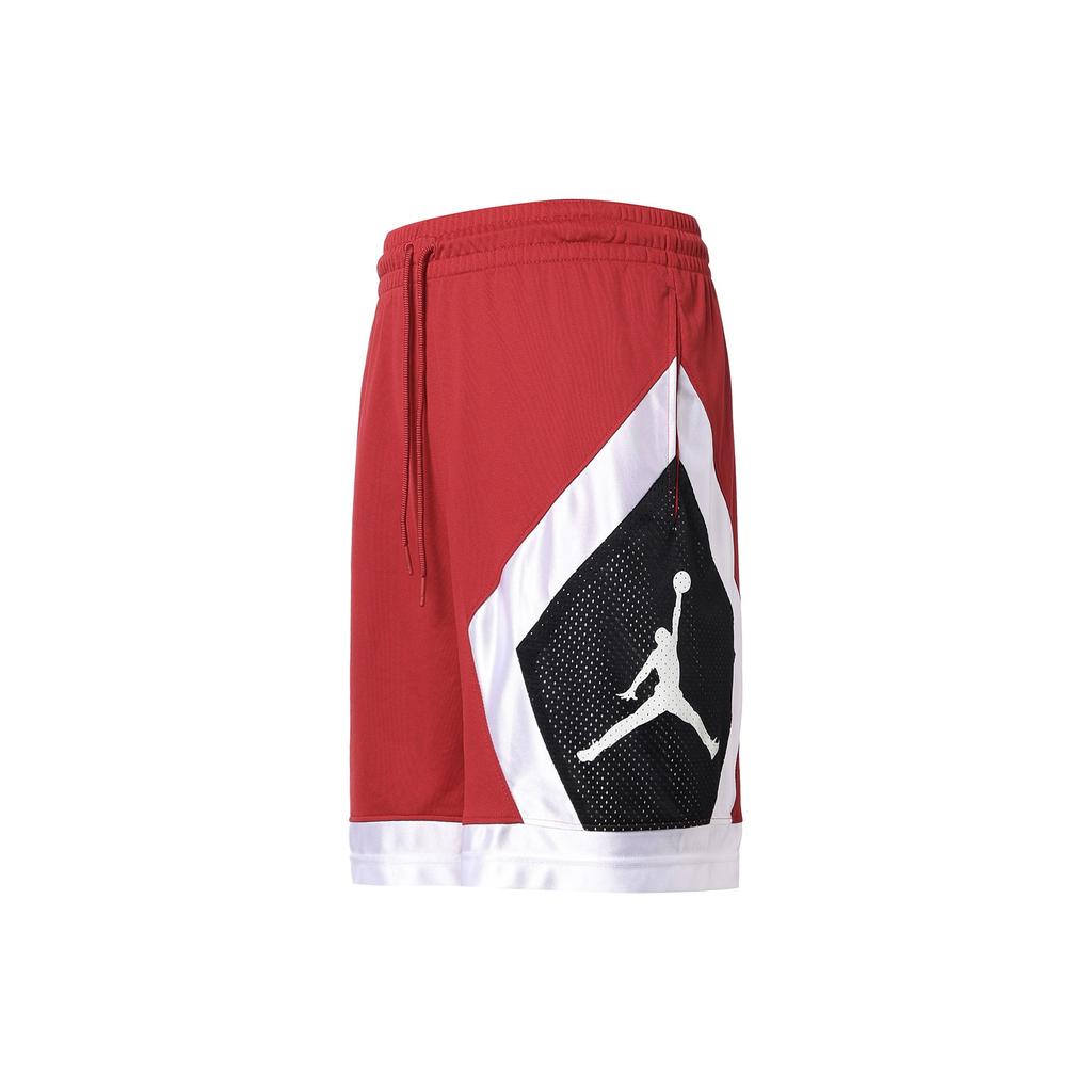 Jordan Jumpman Diamond Mesh Panel Basketball Shorts Men Bottoms Red AV3207-687