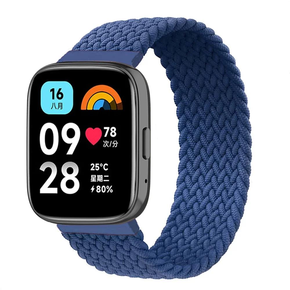 22mm Nylon-Armband für Redmi Watch 3/5 Active Band Elastisches Ersatzarmband für Redmi Watch 3/5 Lite Armband Correas