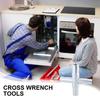 Multifunctional Design Faucet Wrench Wrench 4 Way Key Wrench Square Key Wrench  Plumber Tools