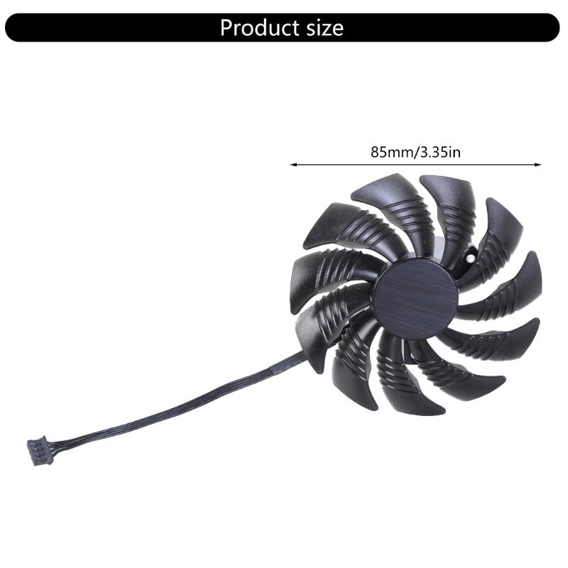 Graphics Card Cooling Fan for GTX1080 Video Card Optimaled Cooling Effect 4Pin Connection Quiet Running Fan 85MM