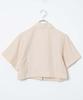 WEGO Short Sleeve Perfect for and Natural Size F Women's Shirt, Linen-Like, Breathable, Girly, Casual, Spring, Summer, Fall, Color,