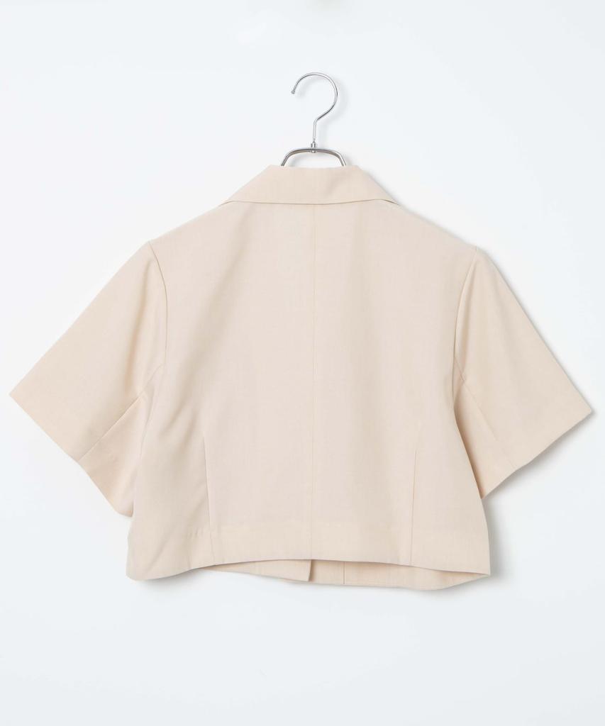 WEGO Short Sleeve Perfect for and Natural Size F Women's Shirt, Linen-Like, Breathable, Girly, Casual, Spring, Summer, Fall, Color,