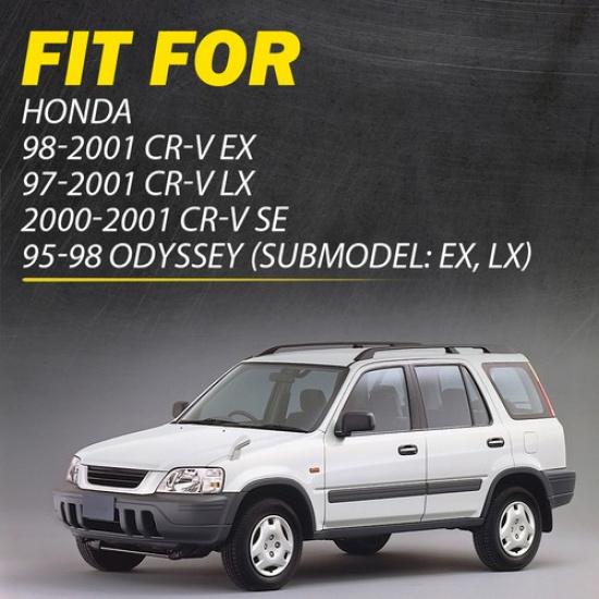 Pair LH & RH Interior Door Handle Front for 1997-2001 Honda CR-V 1995-98 Odyssey