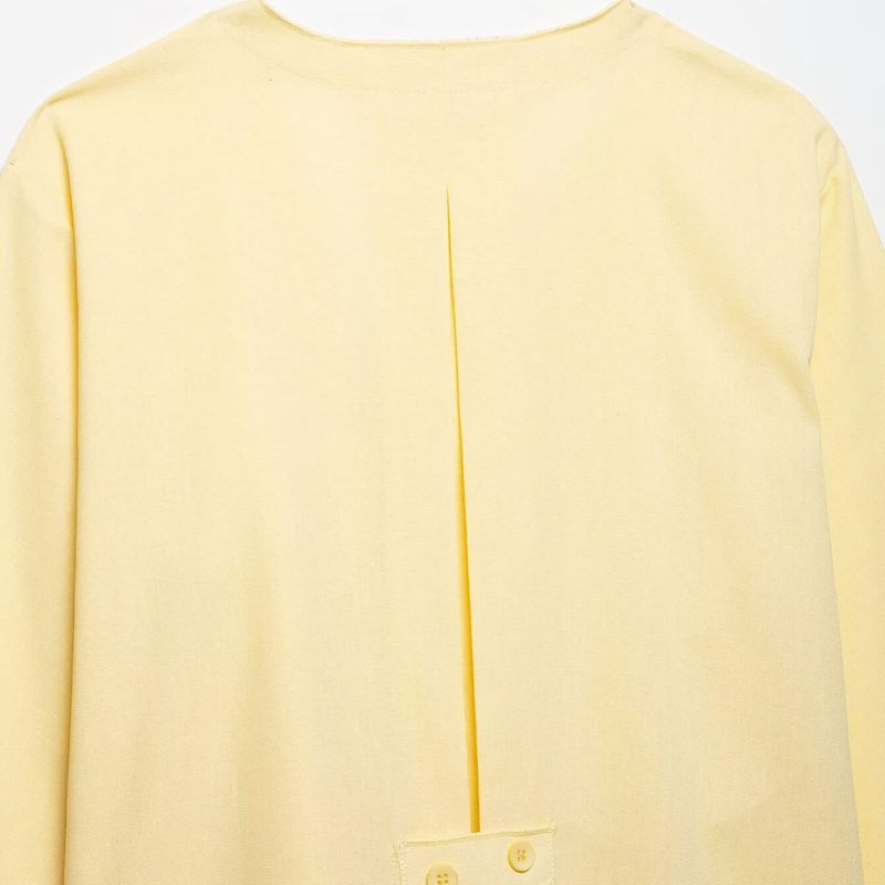 Kaslead New Arrival Women's Clothing Fashion Style Fashion Linen Kimono Tie-Front Top Casual Pants Suit