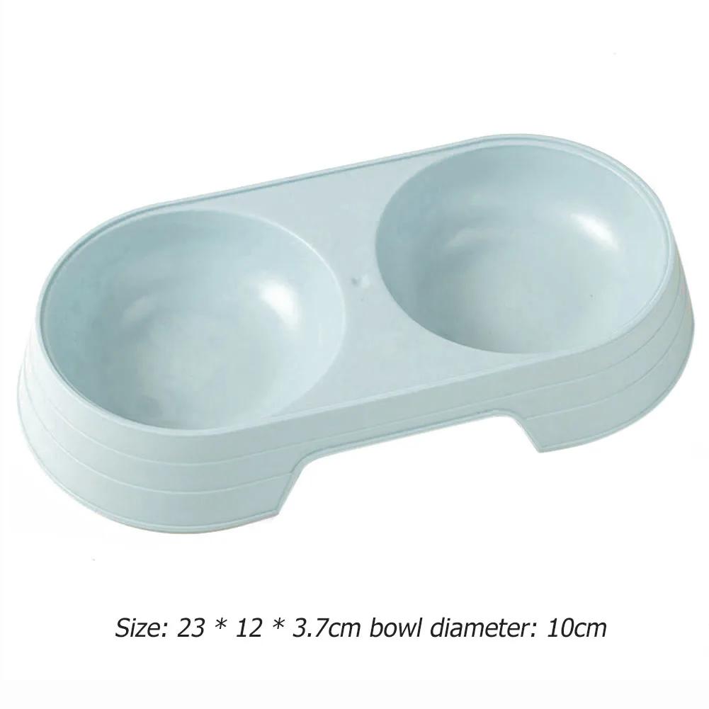 Podwójne miski dla zwierząt 2 w 1 w kolorze cukierkowym Podajnik na karmę i wodę dla psa Miska do picia dla zwierząt Podajnik Artykuły do karmienia kota szczeniaka Akcesoria dla zwierząt