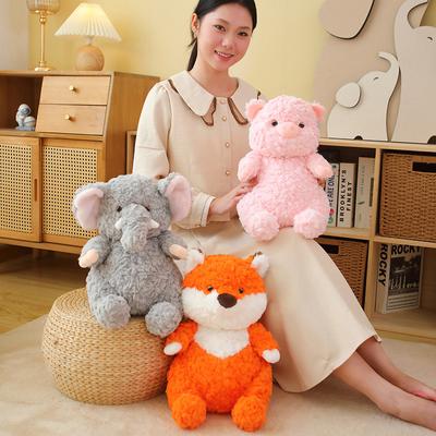 Süße Faule Elefantenpuppe Plüschtier Schläfriger Fuchs Pinguin Schweinchenpuppe Kinder Mädchen Geschenkpuppe