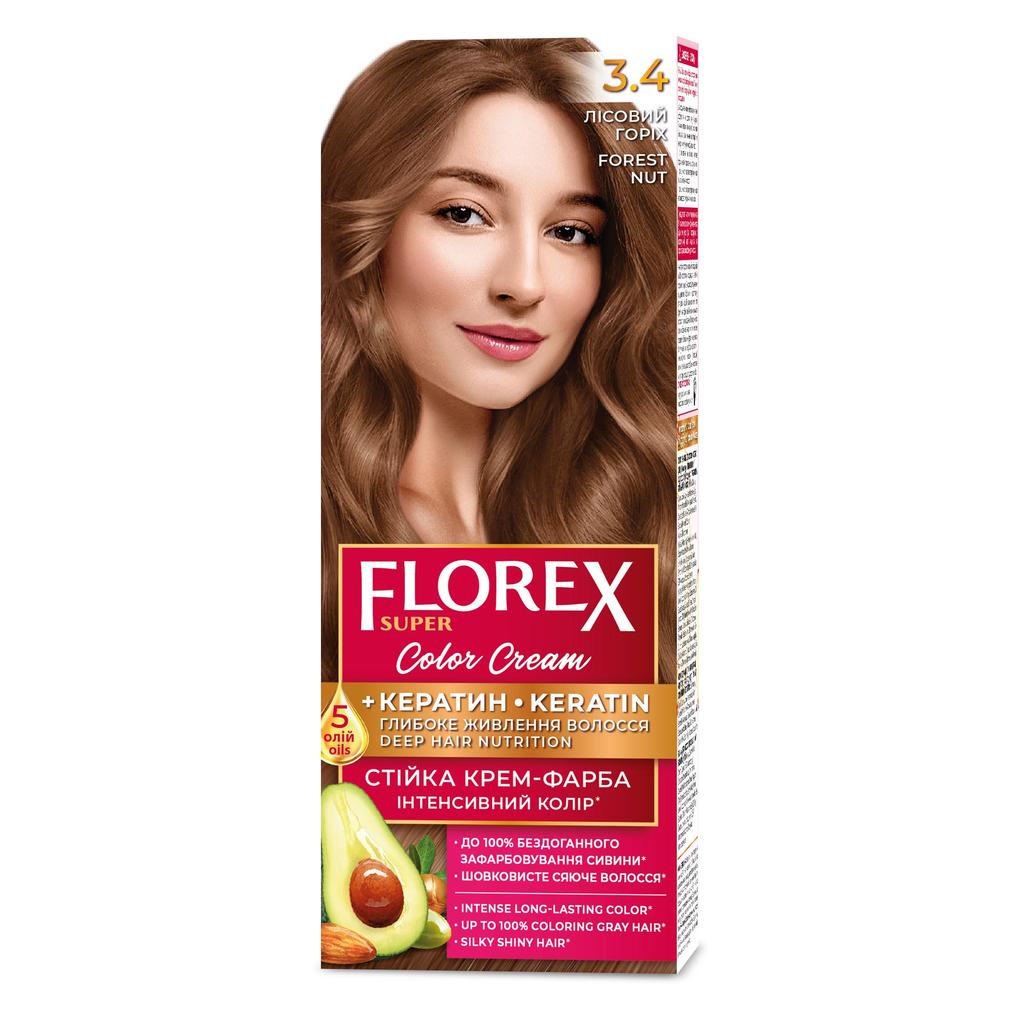 Florex Super Permanent Hair Dye Cream - Give Your Hair Deep Nourishment, Makes Your Hair Soft and Silky-shiny.