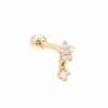 LUNNE 14k Star Cubic Drop Piercing (14K Gold) #W09
