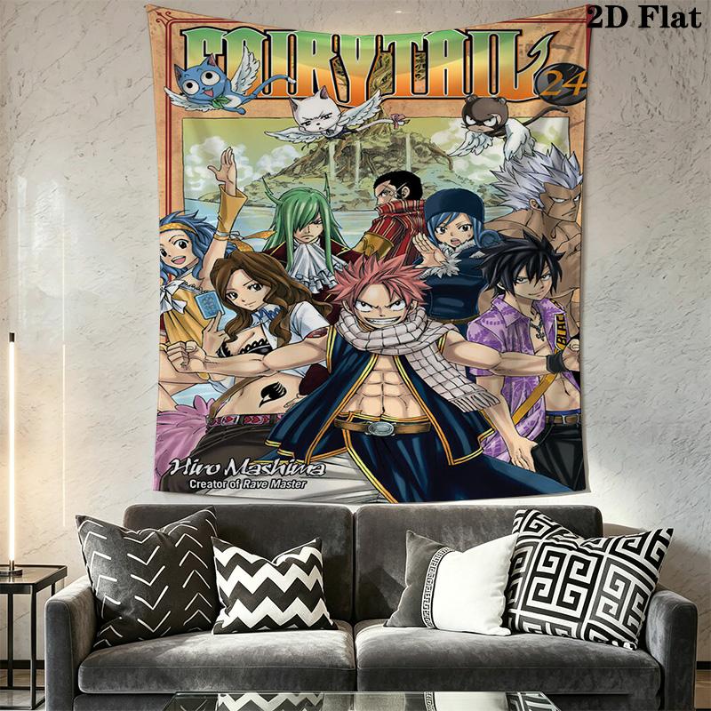 Dragon Cry Fairy Tail'S Epic Battle Threepiece Set 1 Duvet Cover 2 Pillowcase Without Core Soft And Comfortable Bedding Set