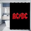 Tenda da Doccia Rock-ACDC per Accessori da Bagno Divisorio Pieghevole Tende da Bagno Tessuto Impermeabile Cose il Set Ho