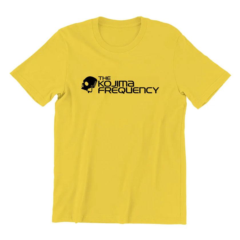 

THE KOJIMA FREQUENCY logo printed t shirt for Metal Gear Solid Fan Art MGS 100% cotton plus size clothing 4XL