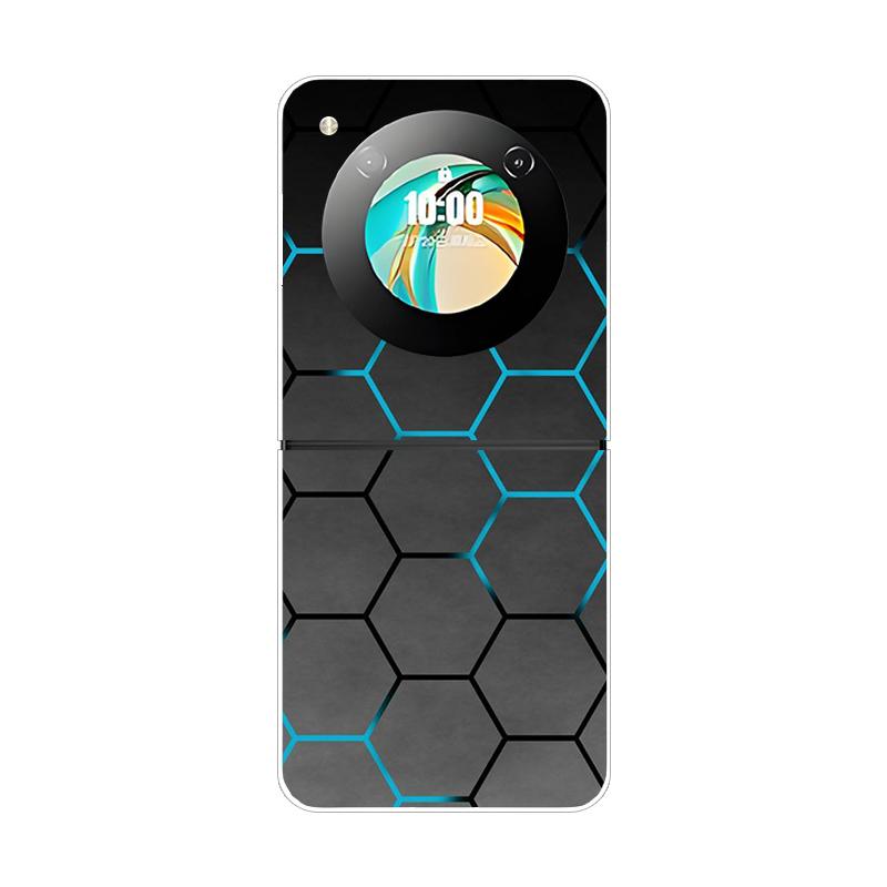 Pevný PC kryt pre ZTE Nubia Flip 2 Nárazuvzdorné puzdrá na telefón pre ZTE Libero Flip 2 5G Zadný priehľadný kryt Flip2 Coque Funda