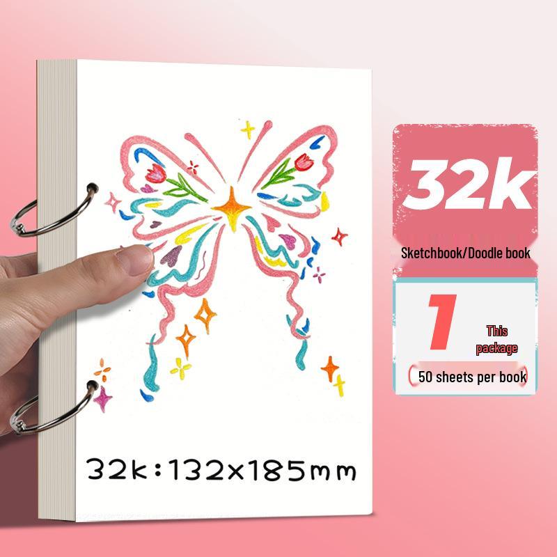 8K Art Student Sketchbook with Oil Pastels, Watercolor Markers & Quick Sketch Styles - Influencer Favorite