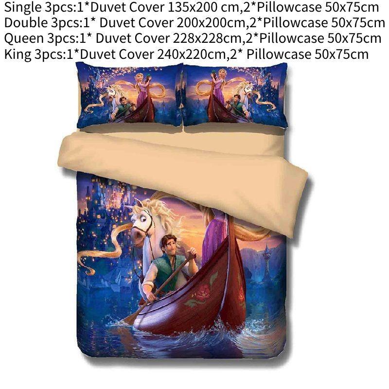 Stylish 3d Bed Sheet Set High Definition Digital Print Modern Minimalist Design