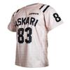 ASKARI Boxen Kampf Match Design 3D Herren Fitness Kurzarm T-Shirt Atmungsaktives Mesh Sport T-Shirts Für Herren Outdoor Training T